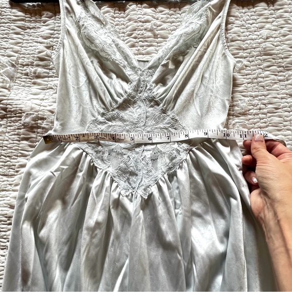 Vintage Olga nightgown light blue size XS/S - Picture 5 of 5